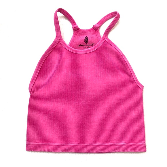 Free People Tops - Free People Movement Happiness Runs Vivacious Violet Seamless Ribbed Crop XS/S